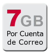 7GB por Cuenta de Correo